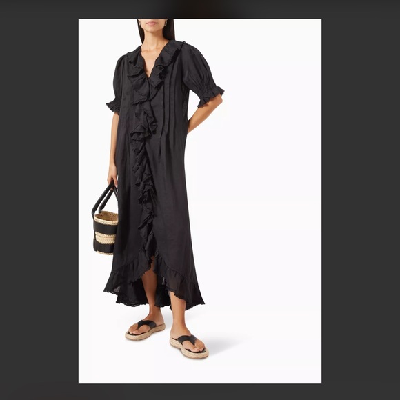 DOEN NADIA DRESS BLACK XS - Picture 5 of 8